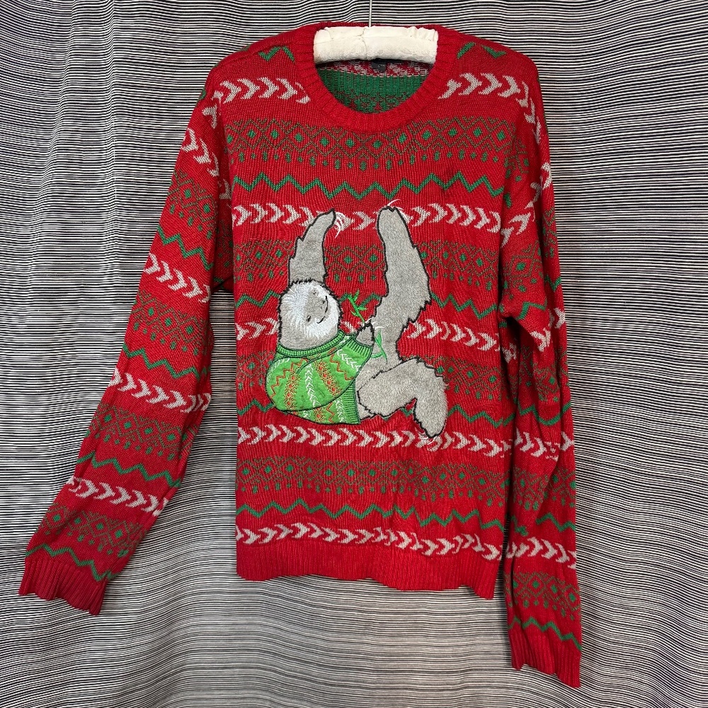 33 Degrees Men’s Cotton Christmas Sweater Size Large